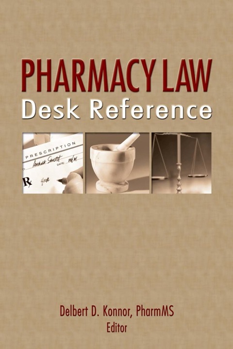 Pharmacy Law Desk Reference Boksalan